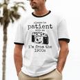Please Be Patient With Me I'm From The 1900s Camera Unisex Cotton Ringer T-Shirt