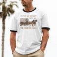 PLEASE BE PATIENT WITH ME I'M FROM THE 1900s Clever Unisex Cotton Ringer T-Shirt PLEASE BE PATIENT WITH ME I'M FROM THE 1900s Clever Unisex Cotton Ringer T-Shirt
