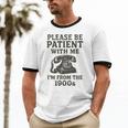 Please Be Patient With Me I'm From The 1900s Funny Premium Tri-Blend Unisex Cotton Ringer T-Shirt