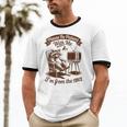 Please Be Patient With Me I'm From The 1900s Raccoon Vintage Unisex Cotton Ringer T-Shirt