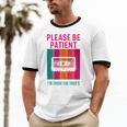 Please Be Patient I'm From The 1900s Retro Cassette Tape Unisex Cotton Ringer T-Shirt