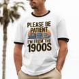 Please Be Patient I'm From The 1900s Retro Computer Premium Unisex Cotton Ringer T-Shirt