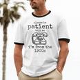 Please Be Patient With Me I'm From The 1900s Telephone Tees Unisex Cotton Ringer T-Shirt