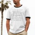 Please Be Patient With Me I'm From The 1900s USA Flag Guns Unisex Cotton Ringer T-Shirt