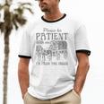 Please Be Patient With Me I'm From The 1900s Vintage 1900s Premium Tri-Blend Unisex Cotton Ringer T-Shirt