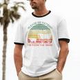 Please Be Patient With Me I'm From The 1900s Vintage Sunset Premium Unisex Cotton Ringer T-Shirt