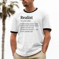 Realist Definition For Introverts Honest Personality Unisex Cotton Ringer T-Shirt