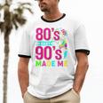 Retro 1980s 80's Baby 1990s 90's Made Me Nostalgia Vibes Unisex Cotton Ringer T-Shirt Retro 1980s 80's Baby 1990s 90's Made Me Nostalgia Vibes Unisex Cotton Ringer T-Shirt