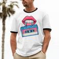 Retro 80s And 90s Cassette Perfect For Nostalgia Unisex Cotton Ringer T-Shirt
