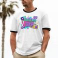 Retro 80s Style 90s Pop Fashion Nostalgia Eighties Music Unisex Cotton Ringer T-Shirt