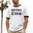 Retro Gaming Nostalgia Tee Perfect For 90s Lovers Unisex Cotton Ringer T-Shirt