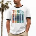 Retro Nineties Style Audio Tape Nostalgia Year 1990 Unisex Cotton Ringer T-Shirt Retro Nineties Style Audio Tape Nostalgia Year 1990 Unisex Cotton Ringer T-Shirt