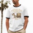 Retro Please Be Patient With Me I'm From The 1900s Vintage Premium Unisex Cotton Ringer T-Shirt