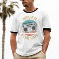 Retro Radio Never Forget Nostalgia Vintage Unisex Cotton Ringer T-Shirt Retro Radio Never Forget Nostalgia Vintage Unisex Cotton Ringer T-Shirt