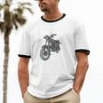 Retro Simme Moped Nostalgia Eastern Block Schwalbe Driver DDR Unisex Cotton Ringer T-Shirt