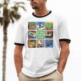 Retro Starter Pack 80s 90s Vintage Nostalgia Cassette Tape Unisex Cotton Ringer T-Shirt