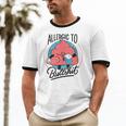 Retro Toon Introvert Sarcasm Anti-Social Nihilism Unisex Cotton Ringer T-Shirt