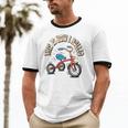 This How I Rolled Retro Tricycle 80s 90s Kid Nostalgia Unisex Cotton Ringer T-Shirt