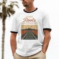 Rust Belt Midwest Nostalgia Steel Town Working Class Pride Unisex Cotton Ringer T-Shirt