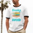 Sarcastic Books Anti Social Introvert Book Conversation Unisex Cotton Ringer T-Shirt Sarcastic Books Anti Social Introvert Book Conversation Unisex Cotton Ringer T-Shirt