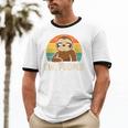 Sarcastic Sloth Introvert Anti Social Unisex Cotton Ringer T-Shirt Sarcastic Sloth Introvert Anti Social Unisex Cotton Ringer T-Shirt