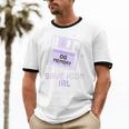 Save Icon IRL Retro Tech Humor Floppy Disk 90s Nostalgia Unisex Cotton Ringer T-Shirt