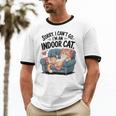 Sorry I Can’t Go I’m An Indoor Cat Couch Introvert Cat Unisex Cotton Ringer T-Shirt Sorry I Can’t Go I’m An Indoor Cat Couch Introvert Cat Unisex Cotton Ringer T-Shirt