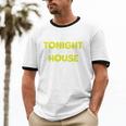Staying Alone Big Plans Tonight Ideal For Introverts Unisex Cotton Ringer T-Shirt