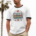 Summer ’95 Retro Cassette Tape Nostalgia Music Lover Premium Tri-Blend Unisex Cotton Ringer T-Shirt