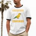 Sun Conure Introvert Parrot Bird Sun Conure Unisex Cotton Ringer T-Shirt Sun Conure Introvert Parrot Bird Sun Conure Unisex Cotton Ringer T-Shirt