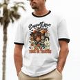 Support Your Local Trick Or Treaters Retro Spooky Nostalgia Unisex Cotton Ringer T-Shirt