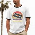 Tracking Adjustments Required Nostalgia VHS Retro Tape Unisex Cotton Ringer T-Shirt
