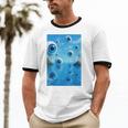 Trippy Weirdcore Frutiger Aero Surreal Eyeballs Y2K Unisex Cotton Ringer T-Shirt