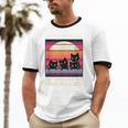 Unique Art For Introverted Cat Fans -Adults Cat Humorous Introvert Small Unisex Cotton Ringer T-Shirt
