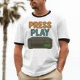 VHS Cassette Retro Analog Nostalgia Theme Unisex Cotton Ringer T-Shirt VHS Cassette Retro Analog Nostalgia Theme Unisex Cotton Ringer T-Shirt