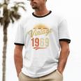 Vintage 1969 Retro Era Badge For Nostalgia Fans Unisex Cotton Ringer T-Shirt Vintage 1969 Retro Era Badge For Nostalgia Fans Unisex Cotton Ringer T-Shirt