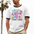 Vintage 80s Costume Nostalgia 1980s Fashion Cute Girls Women Unisex Cotton Ringer T-Shirt