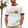 Vintage Please Be Patient With Me I'm From The 1900s Trendy Unisex Cotton Ringer T-Shirt
