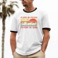 Vintage Retro Please Be Patient With Me I'm From The 1900s Unisex Cotton Ringer T-Shirt