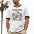 Western Please Be Patient With Me I'm From The 1900s Unisex Cotton Ringer T-Shirt