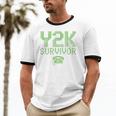 Y2K Survivor 2000s Nostalgia Retro Vintage Nostalgic Unisex Cotton Ringer T-Shirt