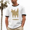 Yk2 Cat With Tomboy Tail 90s Nostalgia Downtown Indie Premium Tri-Blend Unisex Cotton Ringer T-Shirt Yk2 Cat With Tomboy Tail 90s Nostalgia Downtown Indie Premium Tri-Blend Unisex Cotton Ringer T-Shirt