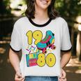 1980 Retro Raised In The 80s Old School Nostalgia Vibes Unisex Cotton Ringer T-Shirt