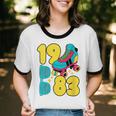 1983 Retro Raised In The 80s Old School Nostalgia Vibes Unisex Cotton Ringer T-Shirt