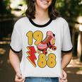 1988 Retro Roller Skate Vintage 80s Nostalgia Collector Unisex Cotton Ringer T-Shirt