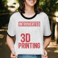 3D Printer Introvert 3D Printing Unisex Cotton Ringer T-Shirt 3D Printer Introvert 3D Printing Unisex Cotton Ringer T-Shirt