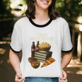 80's & 90's Nostalgia T- Shirt I Miss Movie Night Unisex Cotton Ringer T-Shirt