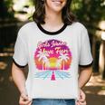 80s Fashion Girls Just Wanna Have Fun 1980s Nostalgia Unisex Cotton Ringer T-Shirt