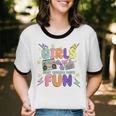80's Girls Just Wanna Have Fun Nostalgia 1980s Unisex Cotton Ringer T-Shirt
