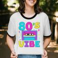 80's Vibe Retro Style Cassette Tape Nostalgia 1980s Party Premium Tri-Blend Unisex Cotton Ringer T-Shirt 80's Vibe Retro Style Cassette Tape Nostalgia 1980s Party Premium Tri-Blend Unisex Cotton Ringer T-Shirt